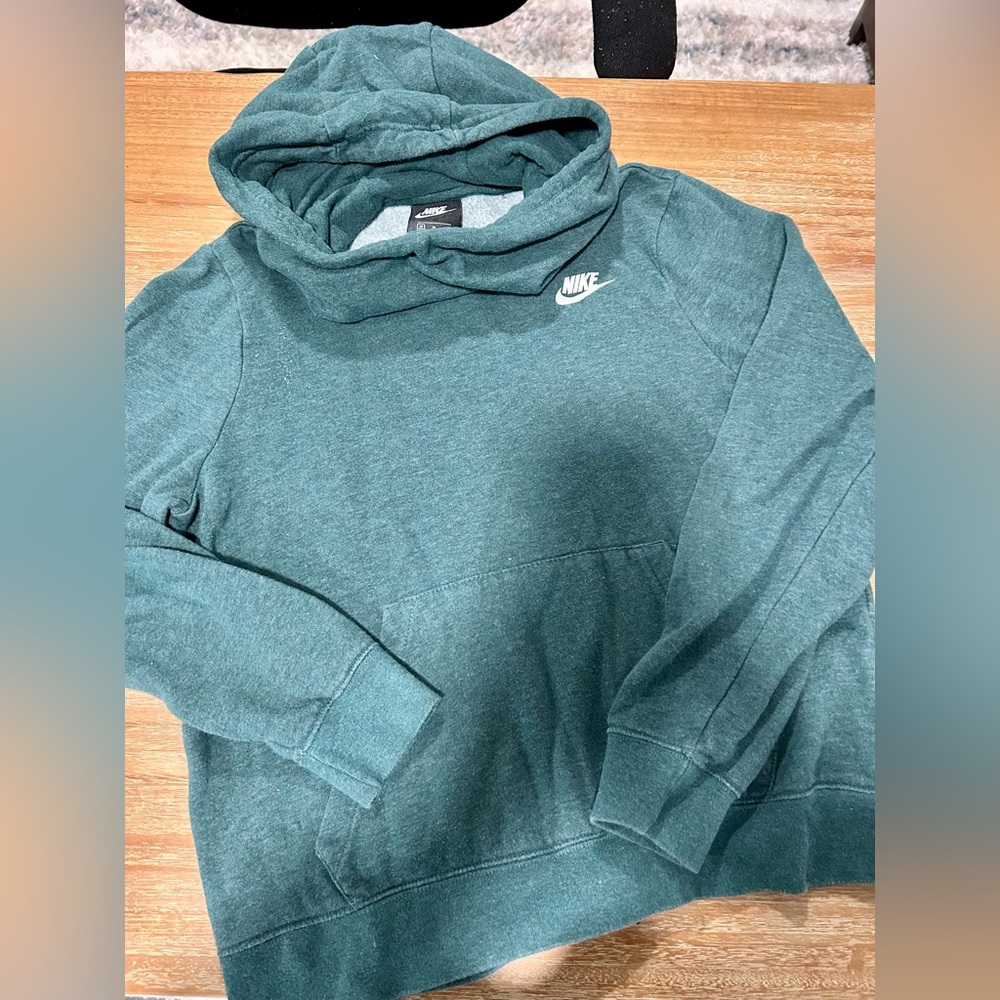 Nike Aqua Green Sweatshirt Hoodie - Women’s Medium